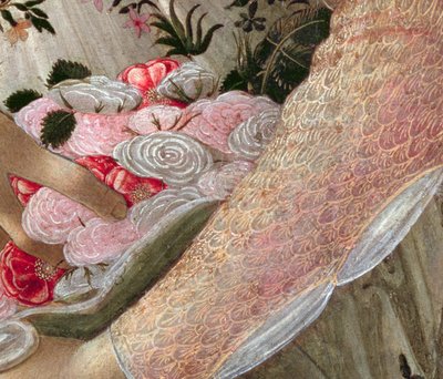 Primavera (detail) by Sandro Botticelli